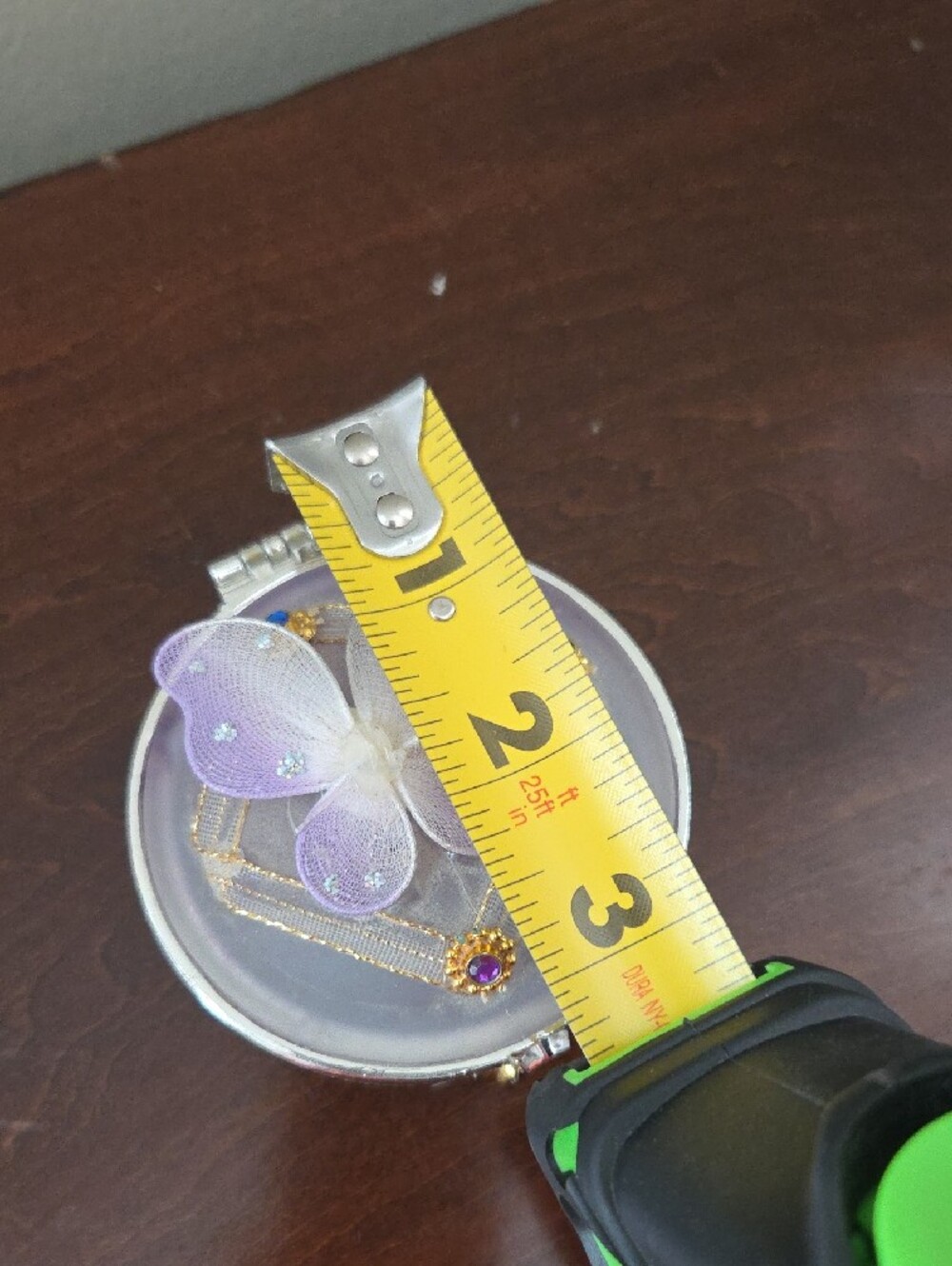 Delicate Purple Butterfly Trinket Box - Picture 11 of 11